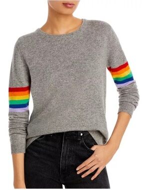 Jumper 1234 rainbow sleeve sweater